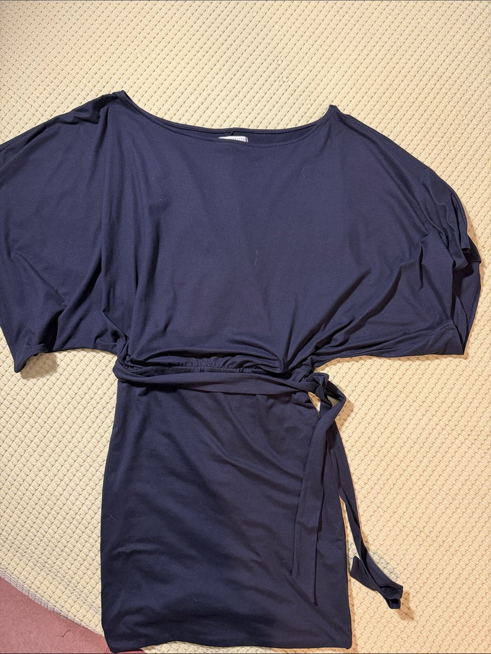 Urban Outfitters Bkack Mini Dress with Waist Tie